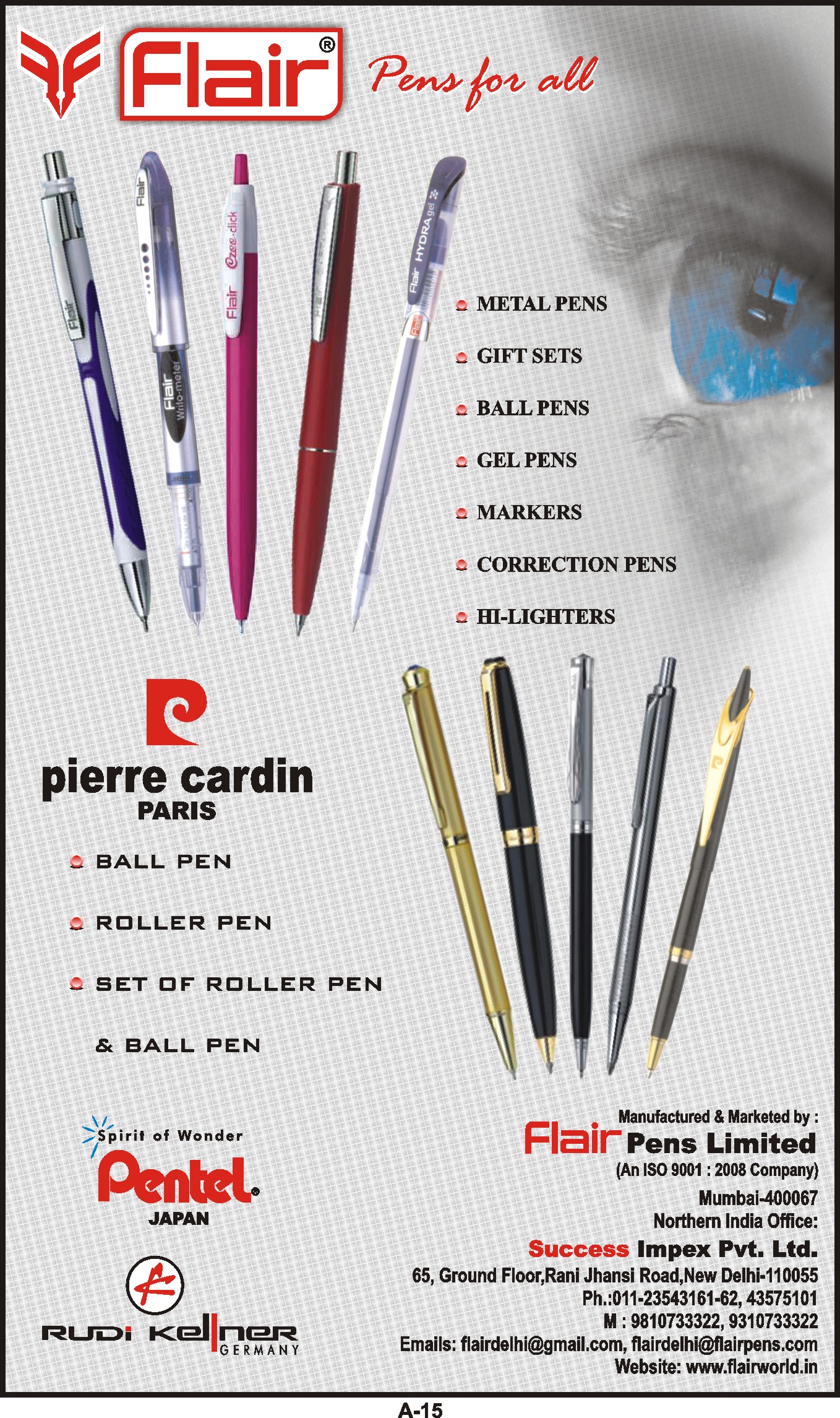 FLAIR PENS LIMITED